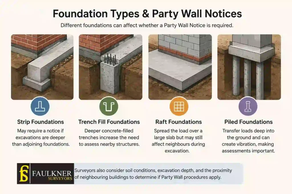How Do Construction Methods Affect Party Wall Requirements? A Homeowner’s Guide 1 How Do Different Foundation Types Influence Party Wall Notices Banbury?