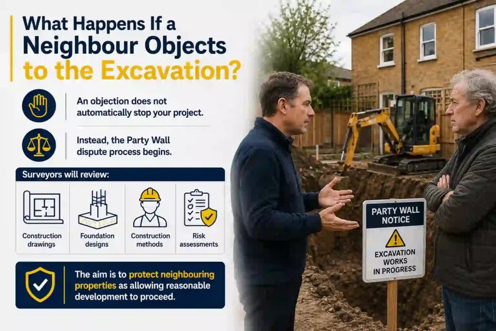 The Complete Guide to Section 6 Excavation Notices 3 What Happens If a Neighbour Objects to the Excavation Banbury